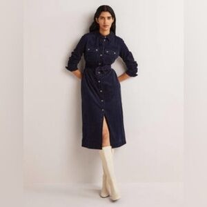 chinese dress ladies Kate Velvet Shirt Dress-Black